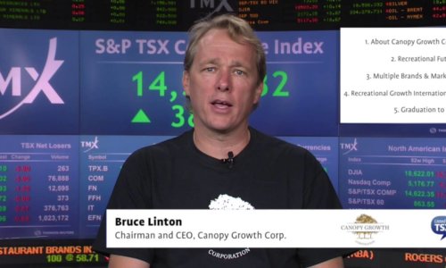 In Conversation: Interview With Bruce Linton, CEO, Canopy Growth (Audio)
